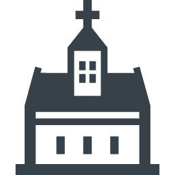 教会の建物アイコン素材 14 商用可の無料 フリー のアイコン素材をダウンロードできるサイト Icon Rainbow