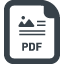 PDFファイルの無料アイコン素材