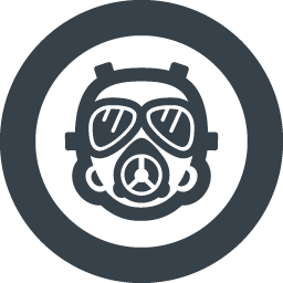 ガスマスク 防毒マスク の無料アイコン素材 3 商用可の無料 フリー のアイコン素材をダウンロードできるサイト Icon Rainbow