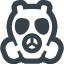 ガスマスク（防毒マスク）のフリーアイコン素材 5