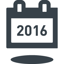 2016年のカレンダー無料アイコン素材 2 商用可の無料 フリー のアイコン素材をダウンロードできるサイト Icon Rainbow