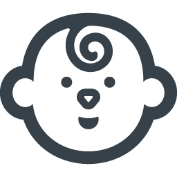 赤ちゃんの顔の無料アイコン素材 2 商用可の無料 フリー のアイコン素材をダウンロードできるサイト Icon Rainbow