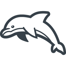 イルカの無料アイコン素材 3 商用可の無料 フリー のアイコン素材をダウンロードできるサイト Icon Rainbow
