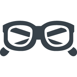 黒縁眼鏡の無料アイコン素材 1 商用可の無料 フリー のアイコン素材をダウンロードできるサイト Icon Rainbow