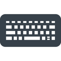 パソコンのキーボードの無料アイコン素材 1 商用可の無料 フリー のアイコン素材をダウンロードできるサイト Icon Rainbow