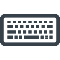 パソコンのキーボードの無料アイコン素材 2 商用可の無料 フリー のアイコン素材をダウンロードできるサイト Icon Rainbow