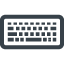 パソコンのキーボードの無料アイコン素材 2