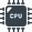 パソコンのCPUの無料アイコン素材 1