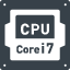 パソコンのCPUの無料アイコン素材 3