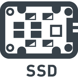 パソコンのssdの無料アイコン素材 6 商用可の無料 フリー のアイコン素材をダウンロードできるサイト Icon Rainbow