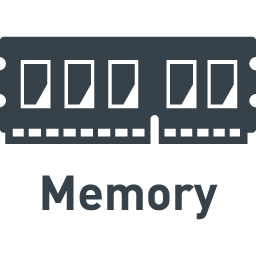 パソコンのメモリの無料アイコン素材 5 商用可の無料 フリー のアイコン素材をダウンロードできるサイト Icon Rainbow
