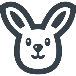 ウサギの無料アイコン素材 3 商用可の無料 フリー のアイコン素材をダウンロードできるサイト Icon Rainbow