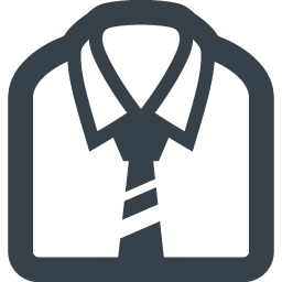 ワイシャツとネクタイの無料アイコン素材 2 商用可の無料 フリー のアイコン素材をダウンロードできるサイト Icon Rainbow