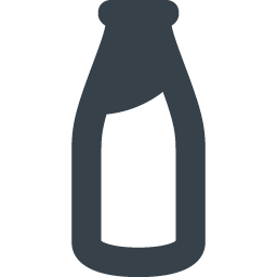 牛乳ビンの無料アイコン素材 3 商用可の無料 フリー のアイコン素材をダウンロードできるサイト Icon Rainbow