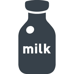 ミルクの入った瓶の無料アイコン素材 1 商用可の無料 フリー のアイコン素材をダウンロードできるサイト Icon Rainbow