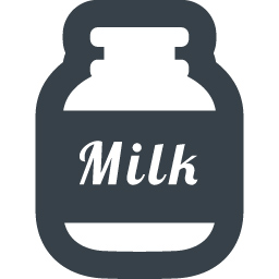 ミルクの入った瓶の無料アイコン素材 3 商用可の無料 フリー のアイコン素材をダウンロードできるサイト Icon Rainbow