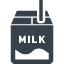 牛乳のミニパックの無料アイコン 2