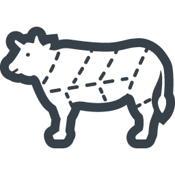 牛のお肉の部位の無料アイコン素材 1 商用可の無料 フリー のアイコン素材をダウンロードできるサイト Icon Rainbow
