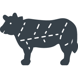 牛のお肉の部位の無料アイコン素材 2 商用可の無料 フリー のアイコン素材をダウンロードできるサイト Icon Rainbow