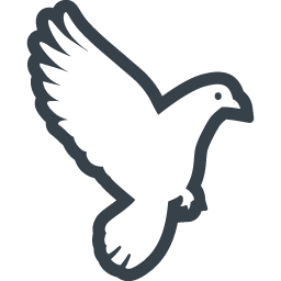 幸せの鳩の無料アイコン素材 2 商用可の無料 フリー のアイコン素材をダウンロードできるサイト Icon Rainbow