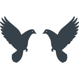 幸せの鳩の無料アイコン素材 3 商用可の無料 フリー のアイコン素材をダウンロードできるサイト Icon Rainbow