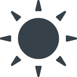 太陽マークの無料アイコン素材 5 商用可の無料 フリー のアイコン素材をダウンロードできるサイト Icon Rainbow