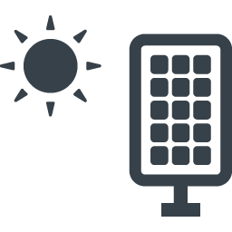 太陽光発電パネルの無料アイコン 6 商用可の無料 フリー のアイコン素材をダウンロードできるサイト Icon Rainbow