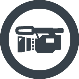 デジタルビデオカメラの無料アイコン素材 3 商用可の無料 フリー のアイコン素材をダウンロードできるサイト Icon Rainbow