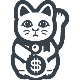アメリカの招き猫の無料アイコン素材 商用可の無料 フリー のアイコン素材をダウンロードできるサイト Icon Rainbow