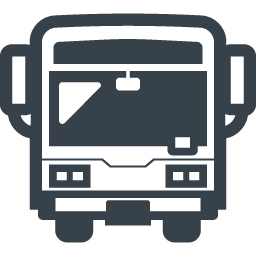 バスの正面アイコン素材 6 商用可の無料 フリー のアイコン素材をダウンロードできるサイト Icon Rainbow