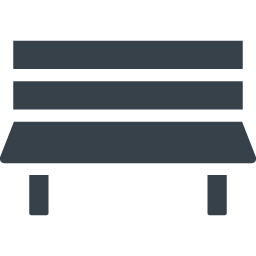 シンプルなベンチの無料アイコン素材 2 商用可の無料 フリー のアイコン素材をダウンロードできるサイト Icon Rainbow