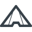 ルーヴル・ピラミッドの無料アイコン素材 1