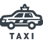 タクシーの無料アイコン素材 4