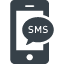 スマートフォンのショートメール（SMS）無料アイコン 2