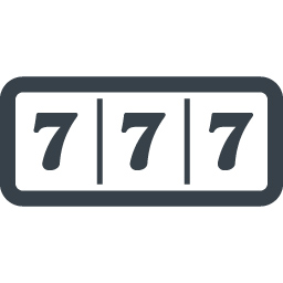 ラッキー7 777 の無料アイコン素材 2 商用可の無料 フリー のアイコン素材をダウンロードできるサイト Icon Rainbow