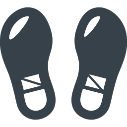 靴の足跡の無料アイコン素材 2 商用可の無料 フリー のアイコン素材をダウンロードできるサイト Icon Rainbow