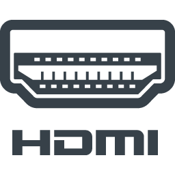 Hdmi端子の接続口の無料アイコン素材 3 商用可の無料 フリー のアイコン素材をダウンロードできるサイト Icon Rainbow