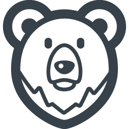 クマのアイコン素材 2 商用可の無料 フリー のアイコン素材をダウンロードできるサイト Icon Rainbow