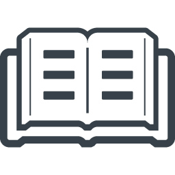 見開きの本のアイコン 2 商用可の無料 フリー のアイコン素材をダウンロードできるサイト Icon Rainbow