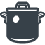 調理用寸胴鍋のアイコン素材 3