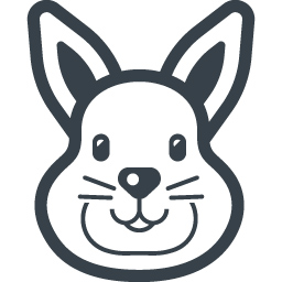 ウサギの無料アイコン素材 5 商用可の無料 フリー のアイコン素材をダウンロードできるサイト Icon Rainbow