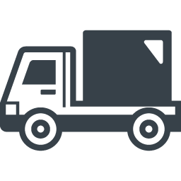 配送トラックのアイコン素材 2 商用可の無料 フリー のアイコン素材をダウンロードできるサイト Icon Rainbow