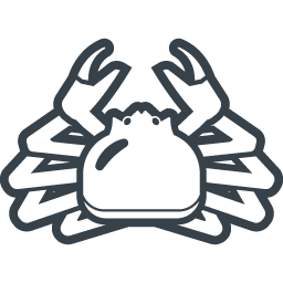 蟹 カニ の無料アイコン素材 1 商用可の無料 フリー のアイコン素材をダウンロードできるサイト Icon Rainbow