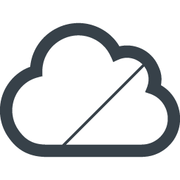 クラウドの雲のアイコン 商用可の無料 フリー のアイコン素材をダウンロードできるサイト Icon Rainbow